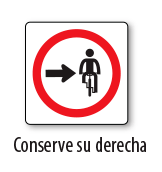 conserve su derecha